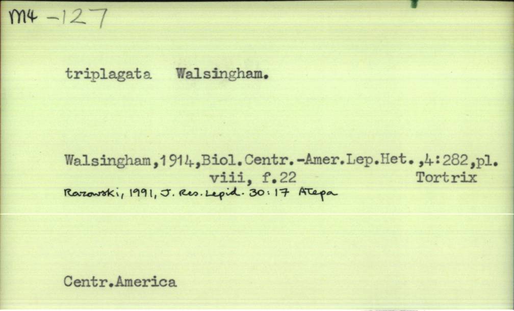 front of card